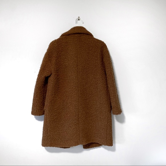 TOPSHOP Wool Teddy Coat - Picture 5 of 6